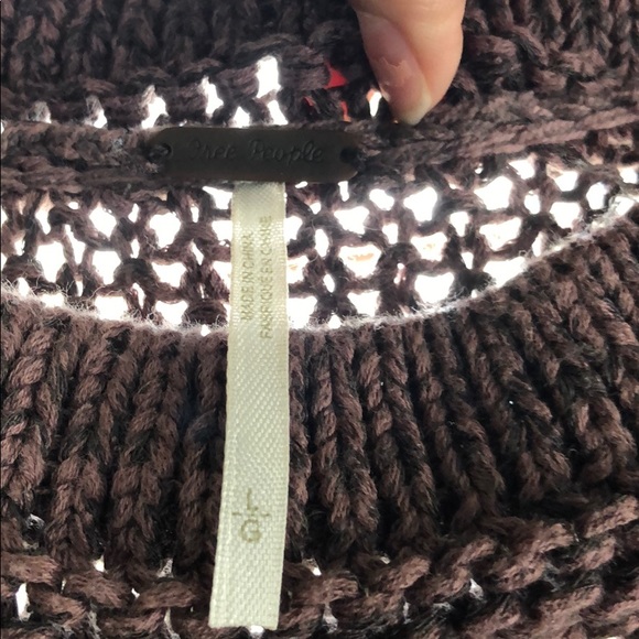 Free people slouchy off the shoulder sweater - Picture 4 of 4